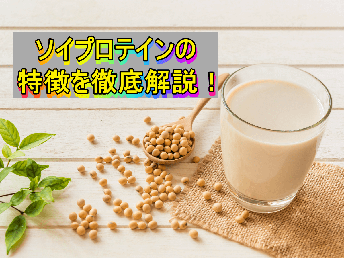 ソイプロテインの特徴を徹底解説!