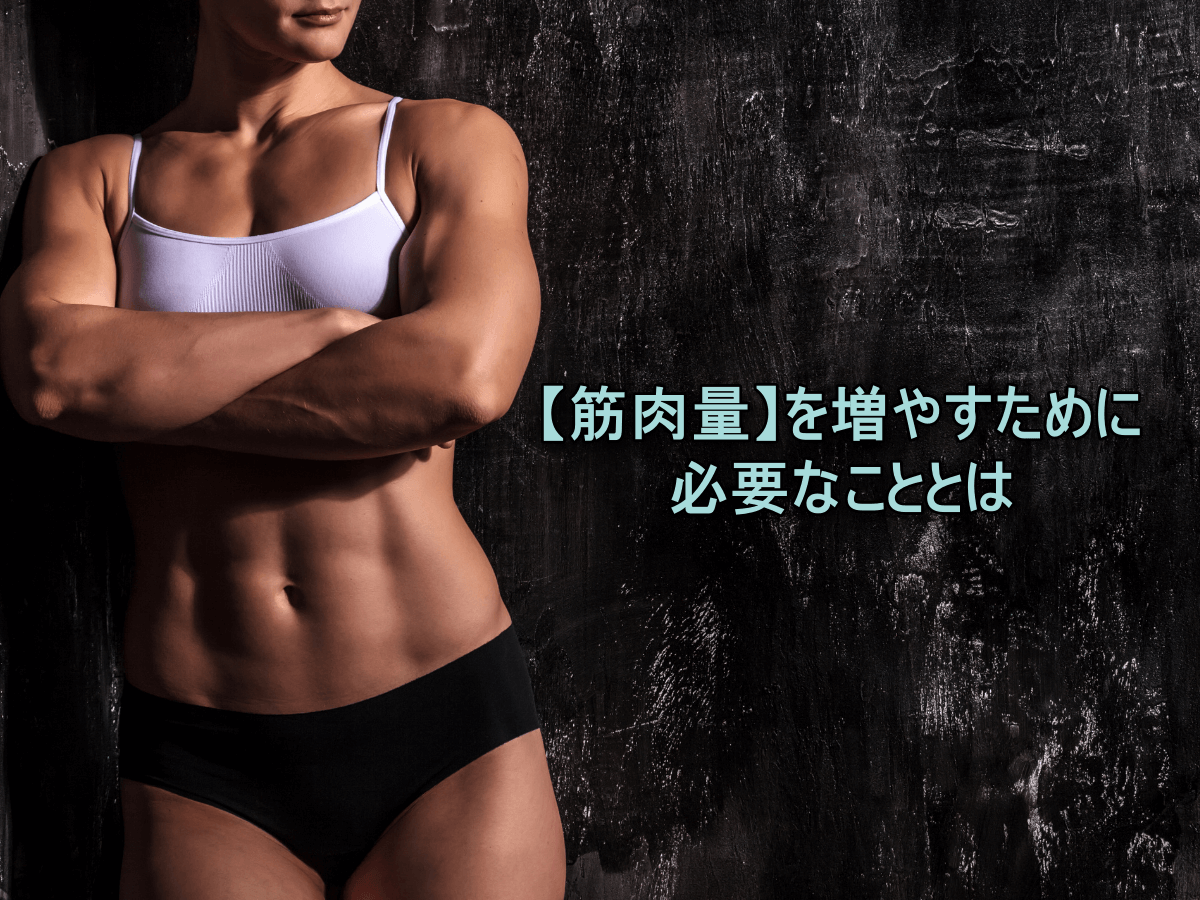 筋肉量を増やすためにはこれをしろ!