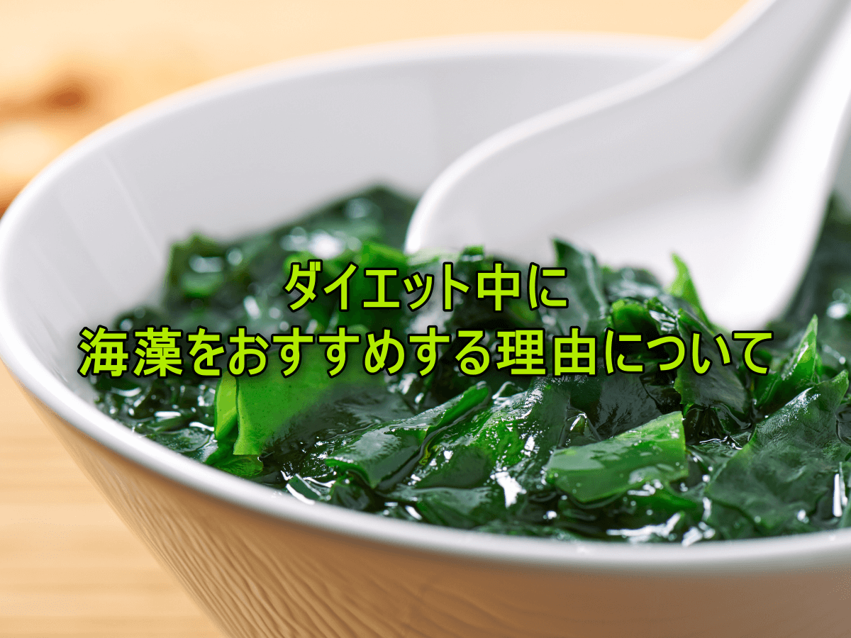 ダイエット中にパーソナルトレーナーが海藻を食べることをおすすめする理由について