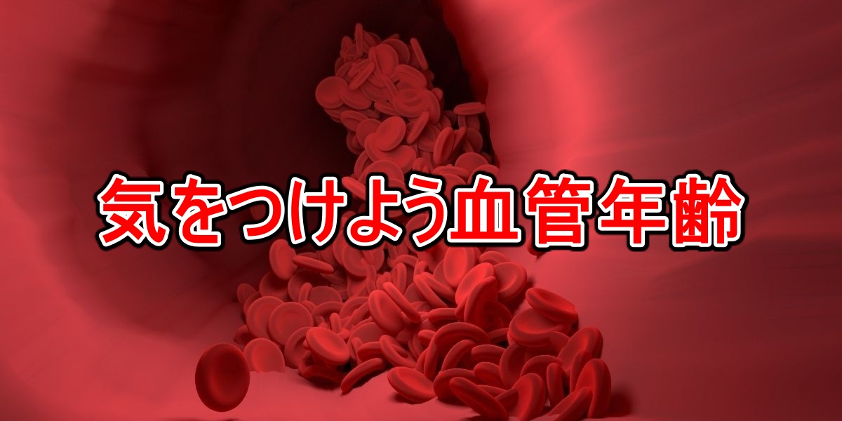 気をつけよう血管年齢