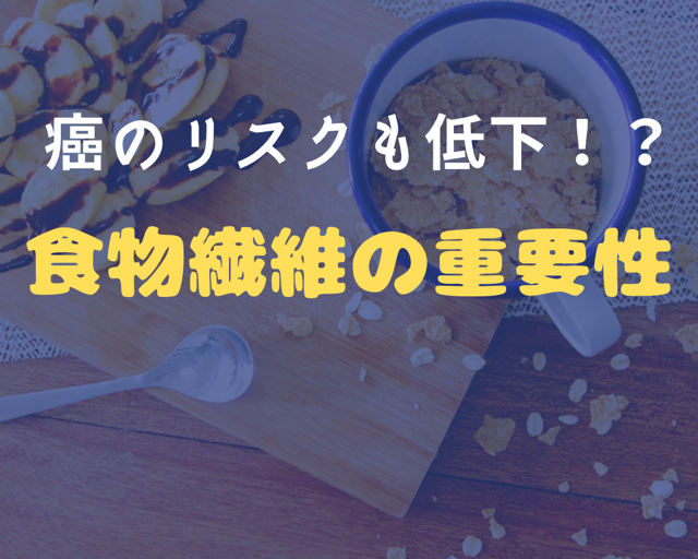 すごいぞ食物繊維!?食物繊維を知り健康とダイエットを両立!