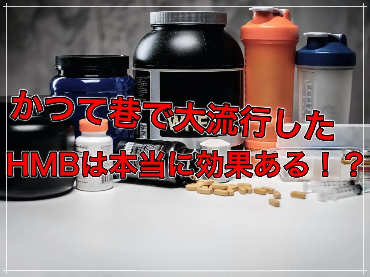 一時期話題になったHMBって結局ボディメイクに効果的なのか !?