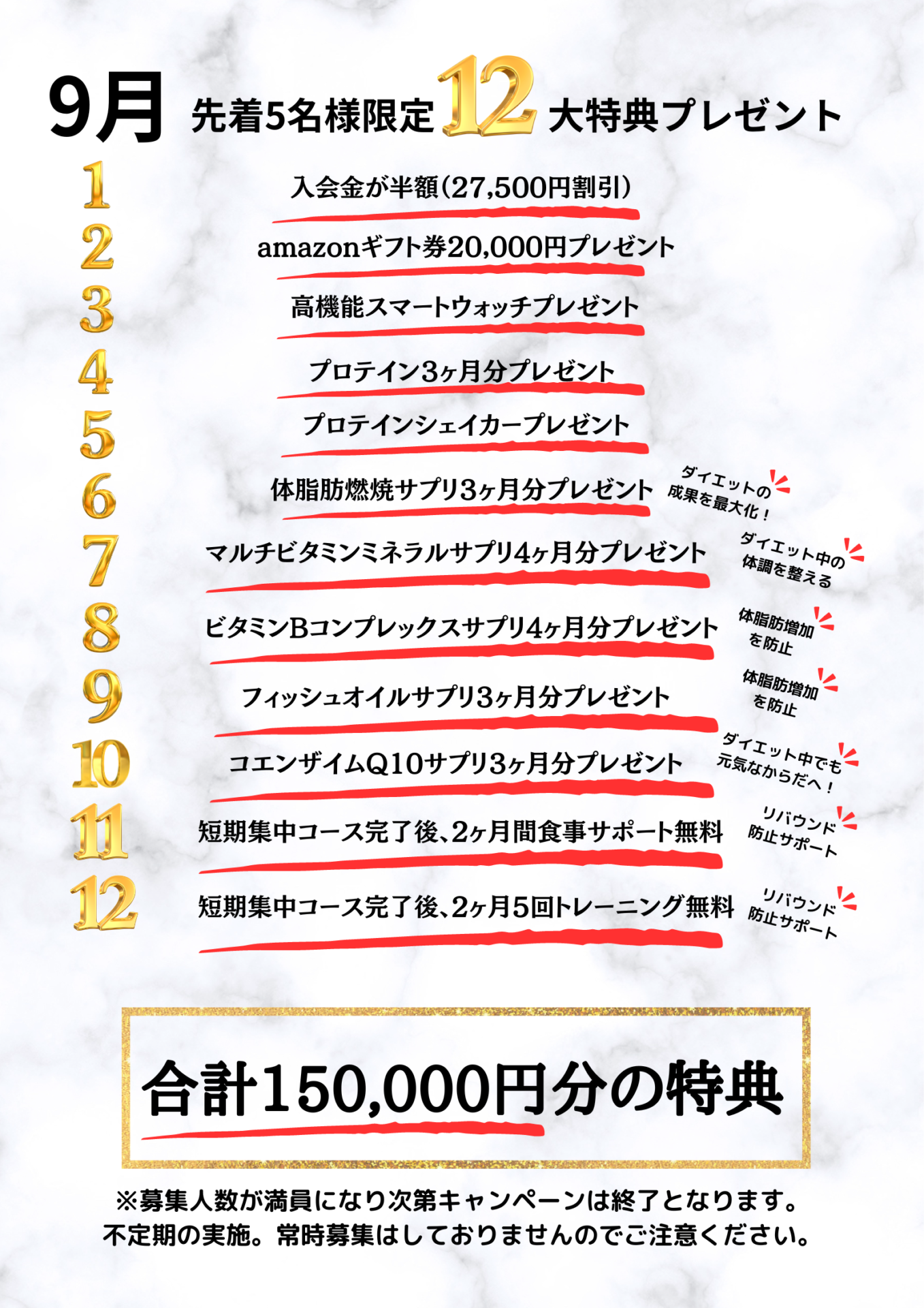 12大特典キャンペーン実施中!