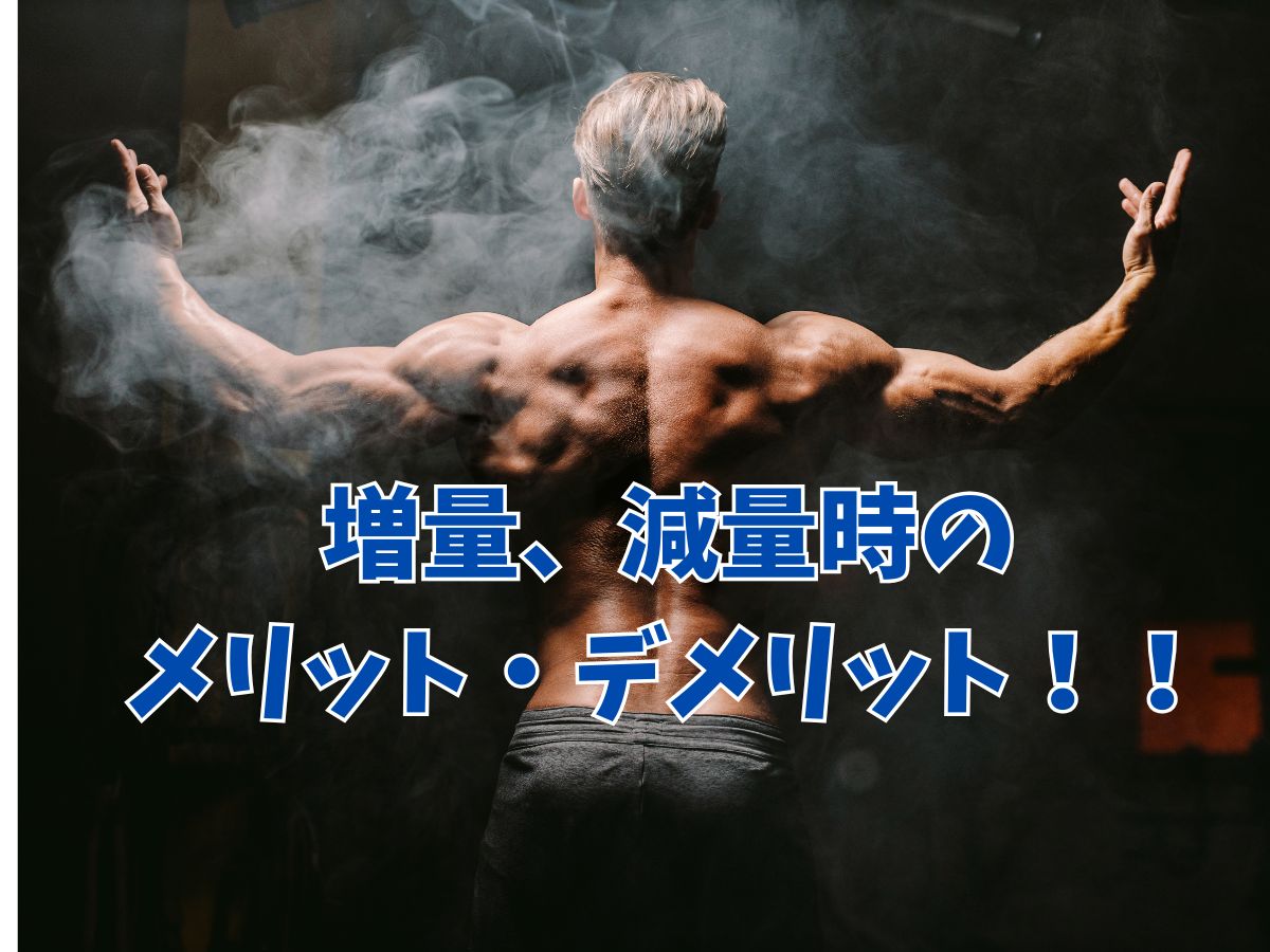 筋肉をつけるには増量すべき？減量すべき？
